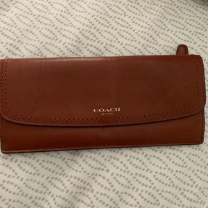 Coach Leather Snap Wallet